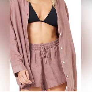 L*Space Rio Linen Shorts - Brown I
Size S I NWT